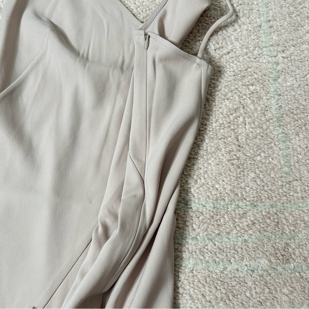 Thakoon Dusty Blush Nude Midi Slip Dress Size 4 Minimalist Clean Girl Neutral - Picture 9 of 14